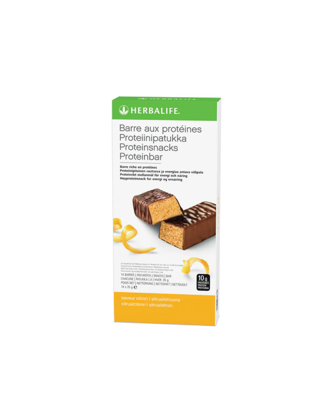 Protein Bars Citrus Lemon. 14 bars per box